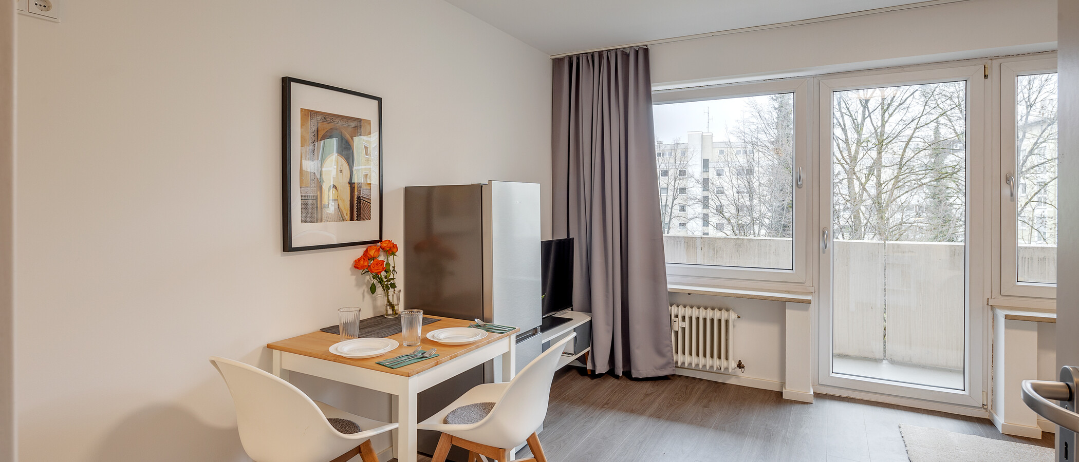 квартира München Neuhausen 03 жилое пространство 12838