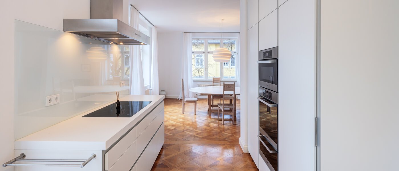 квартира München Nymphenburg 04 кухня 12846