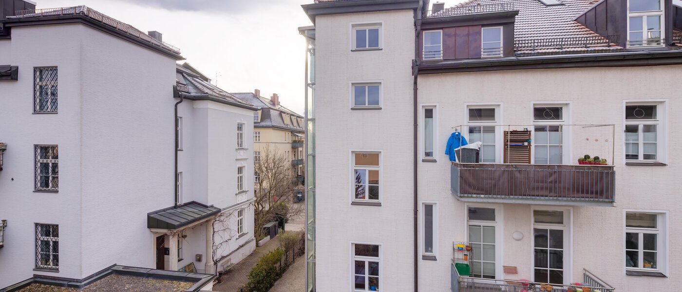 квартира München Nymphenburg 01 вид из окна 12846