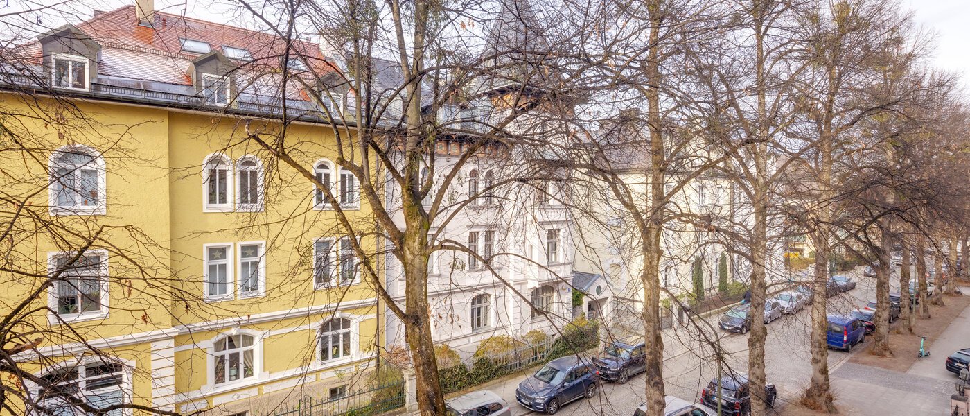 квартира München Nymphenburg 02 вид из окна 12846