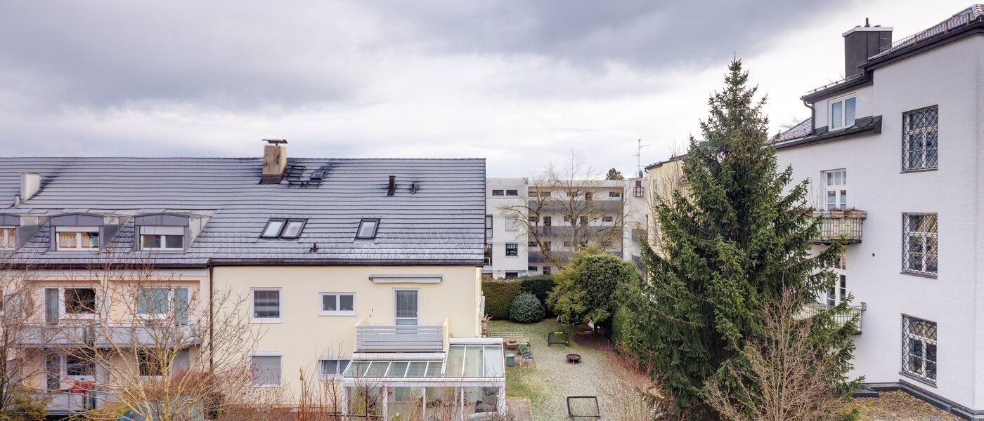 квартира München Nymphenburg 06 вид из окна 12846