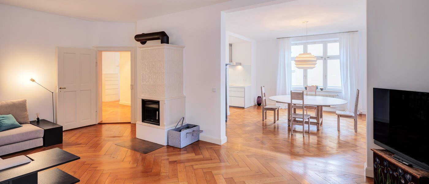 квартира München Nymphenburg 03 гостиная 12846