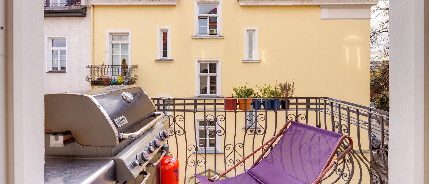 квартира München Nymphenburg 01 1-я балкон 12846