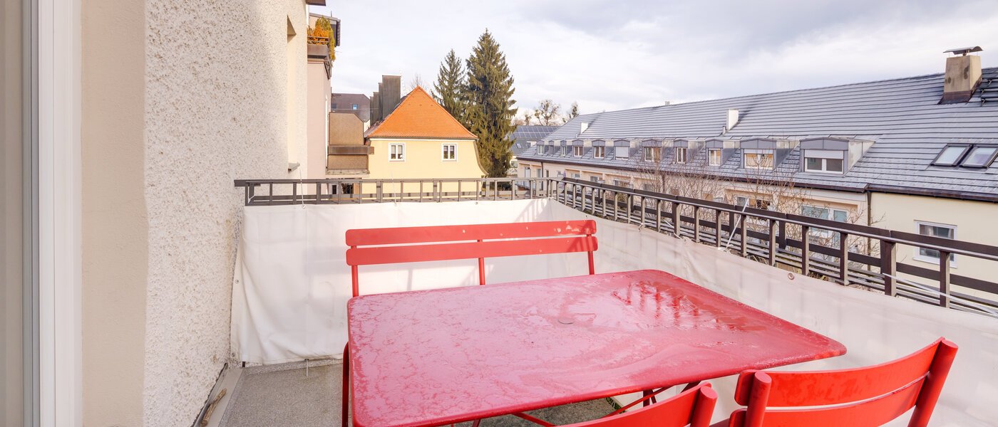 квартира München Nymphenburg 02 2-ой балкон 12846