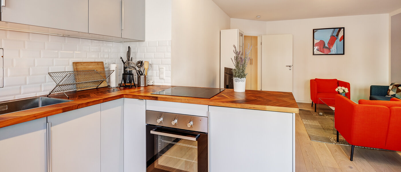 квартира München Untersendling 02 кухня 12857