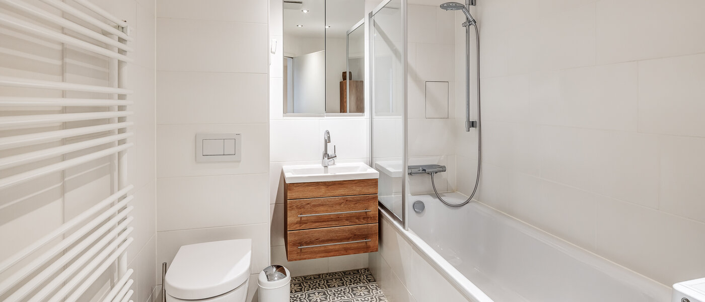 квартира München Untersendling 01 ванная комната 12857