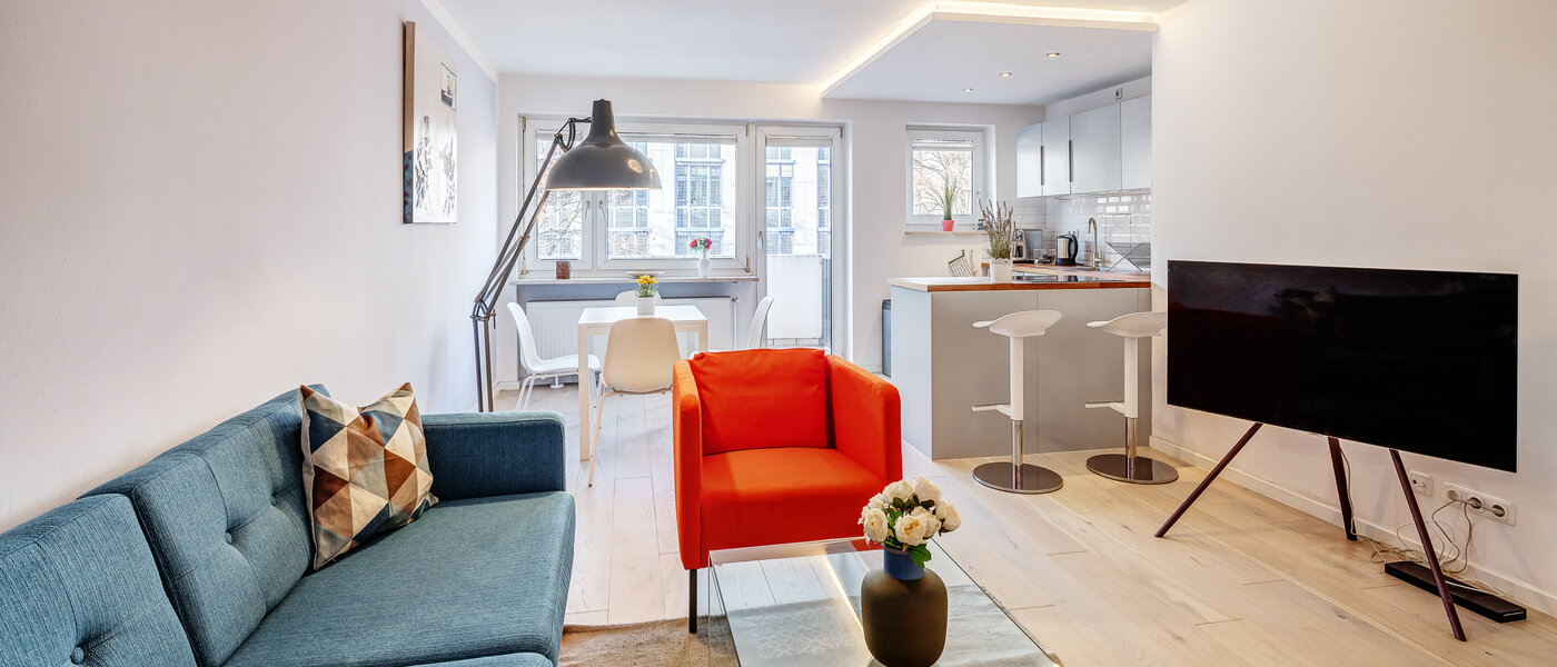 квартира München Untersendling 01 жилое пространство 12857