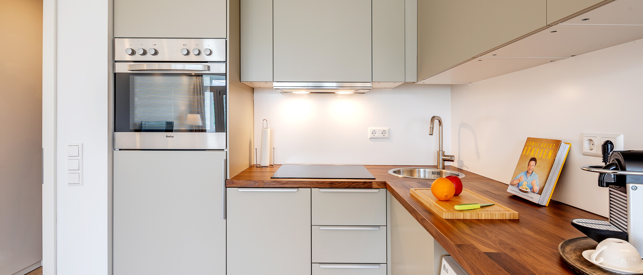 квартира München Olympiazentrum 01 кухня 12868