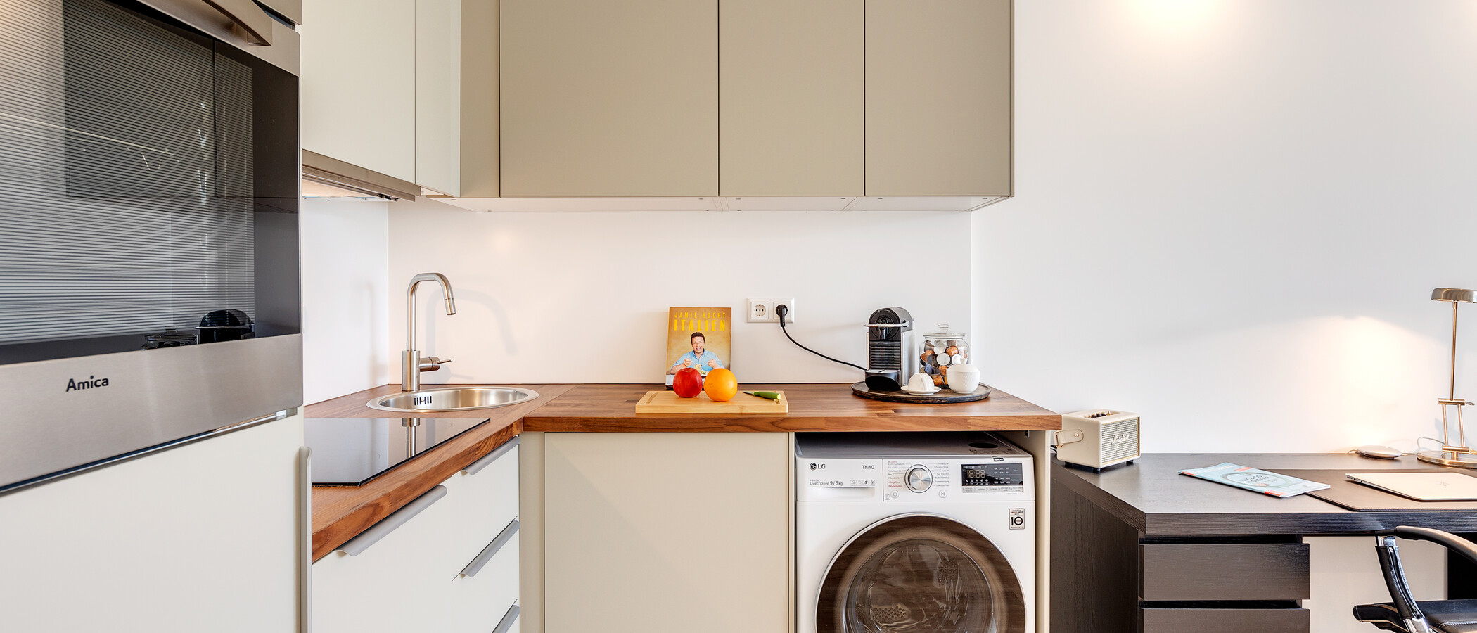 квартира München Olympiazentrum 02 кухня 12868