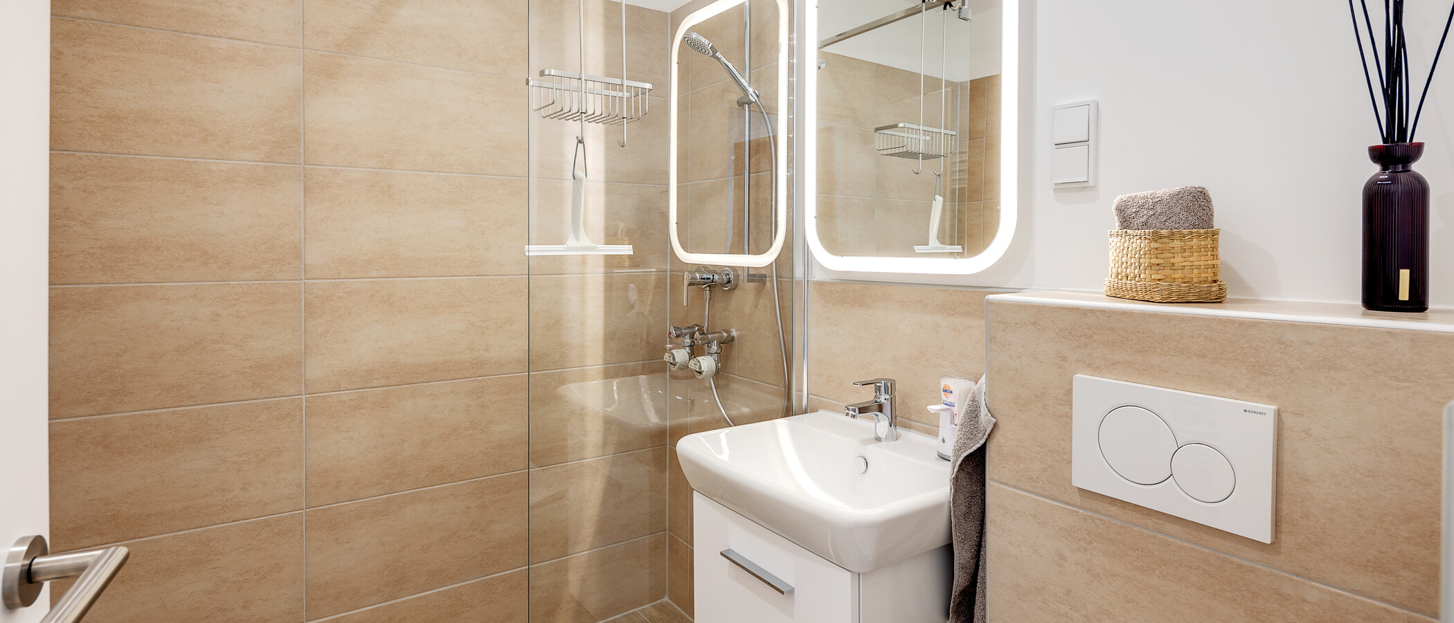 квартира München Olympiazentrum 01 ванная комната 12868