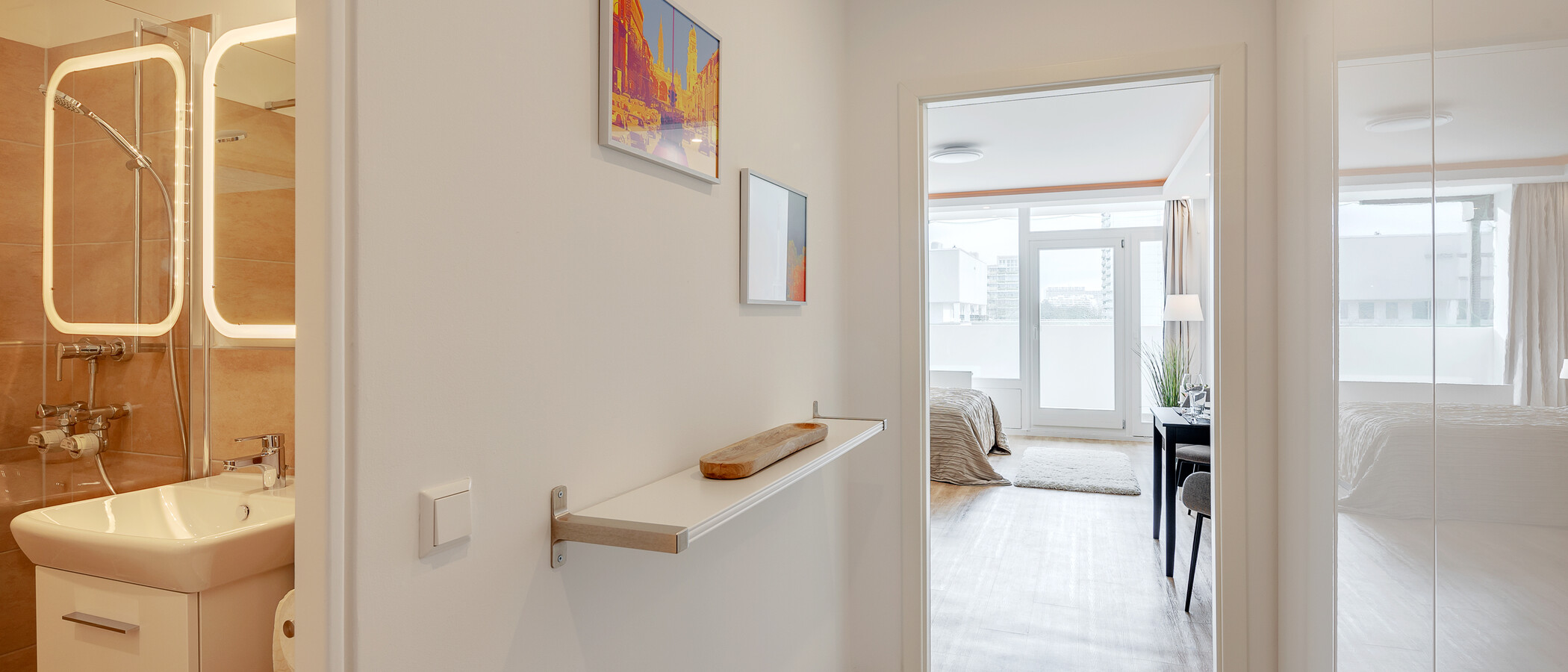 квартира München Olympiazentrum 03 коридор 12868