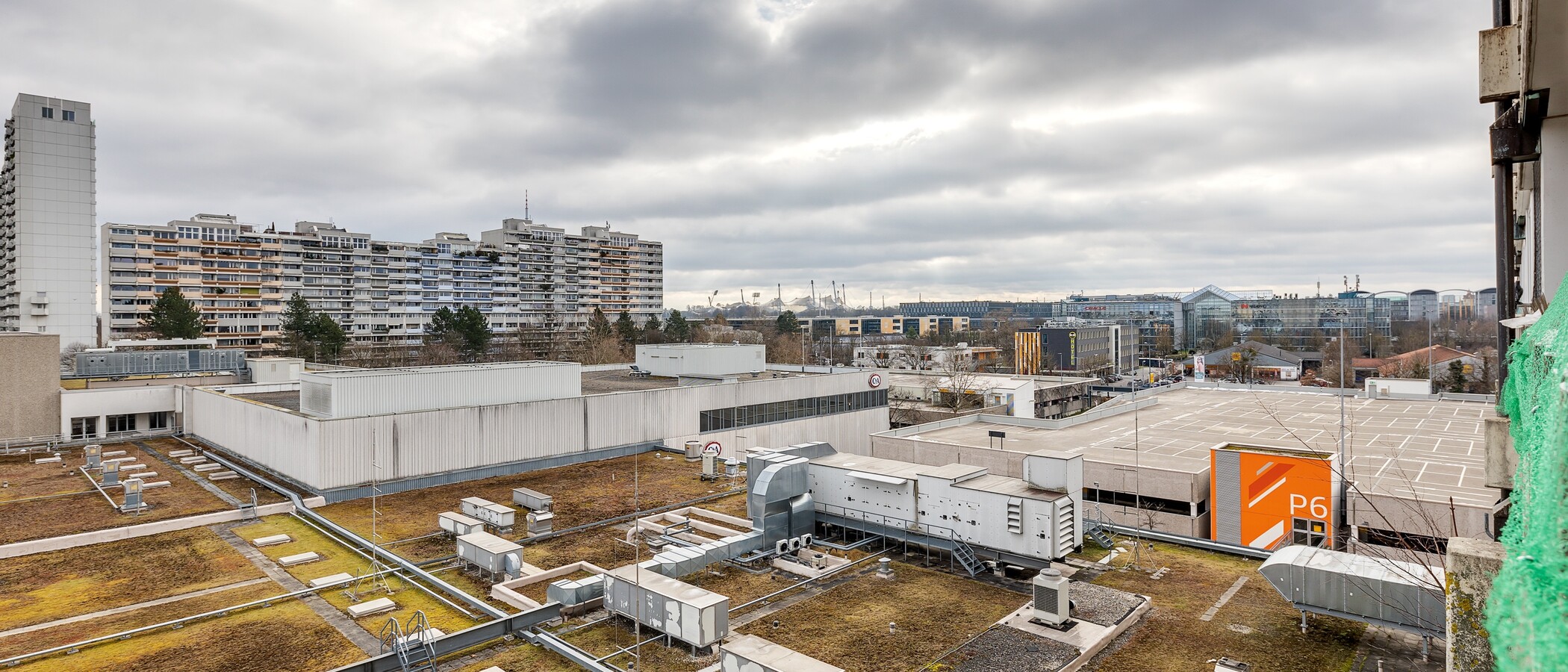 квартира München Olympiazentrum 02 вид из окна 12868
