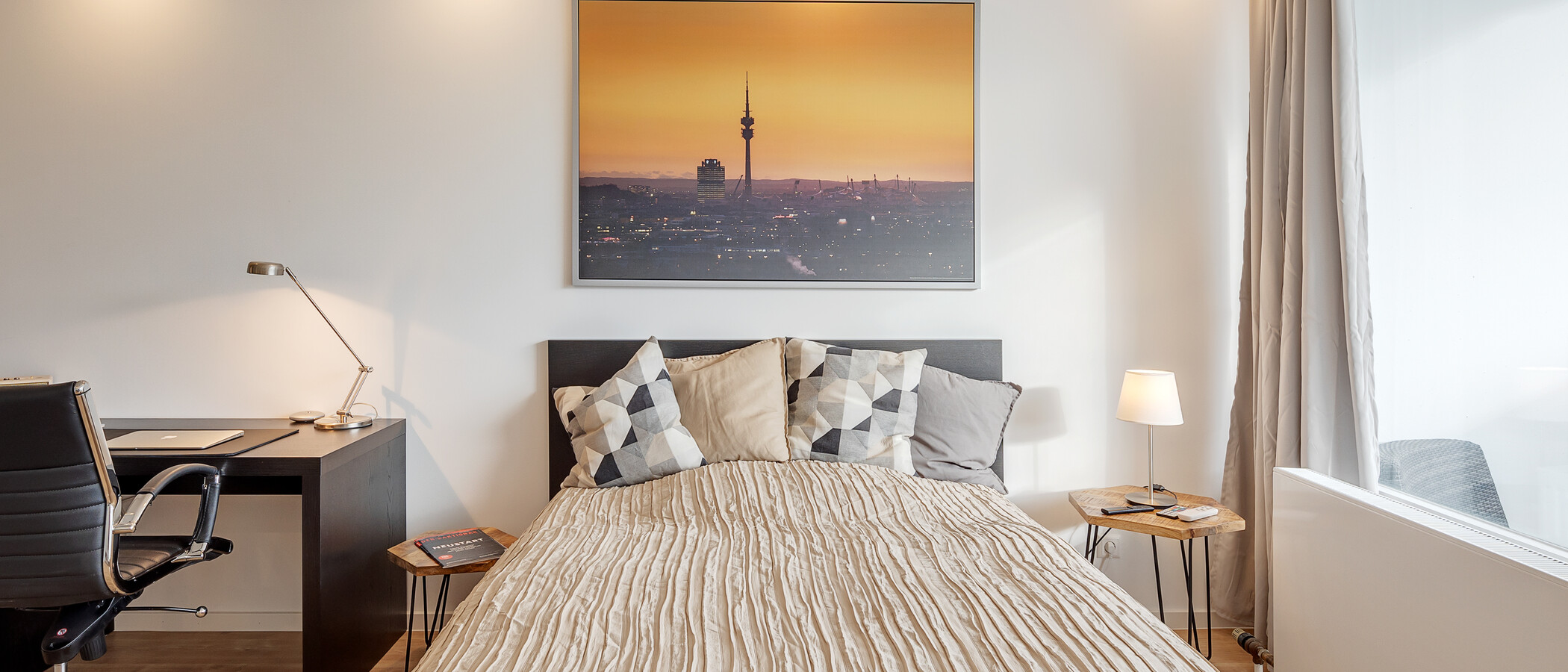 квартира München Olympiazentrum 01 зона для сна 12868