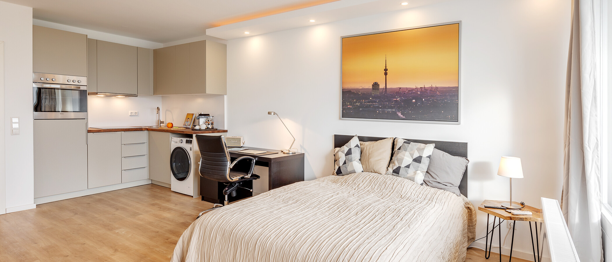 квартира München Olympiazentrum 04 жилое пространство 12868