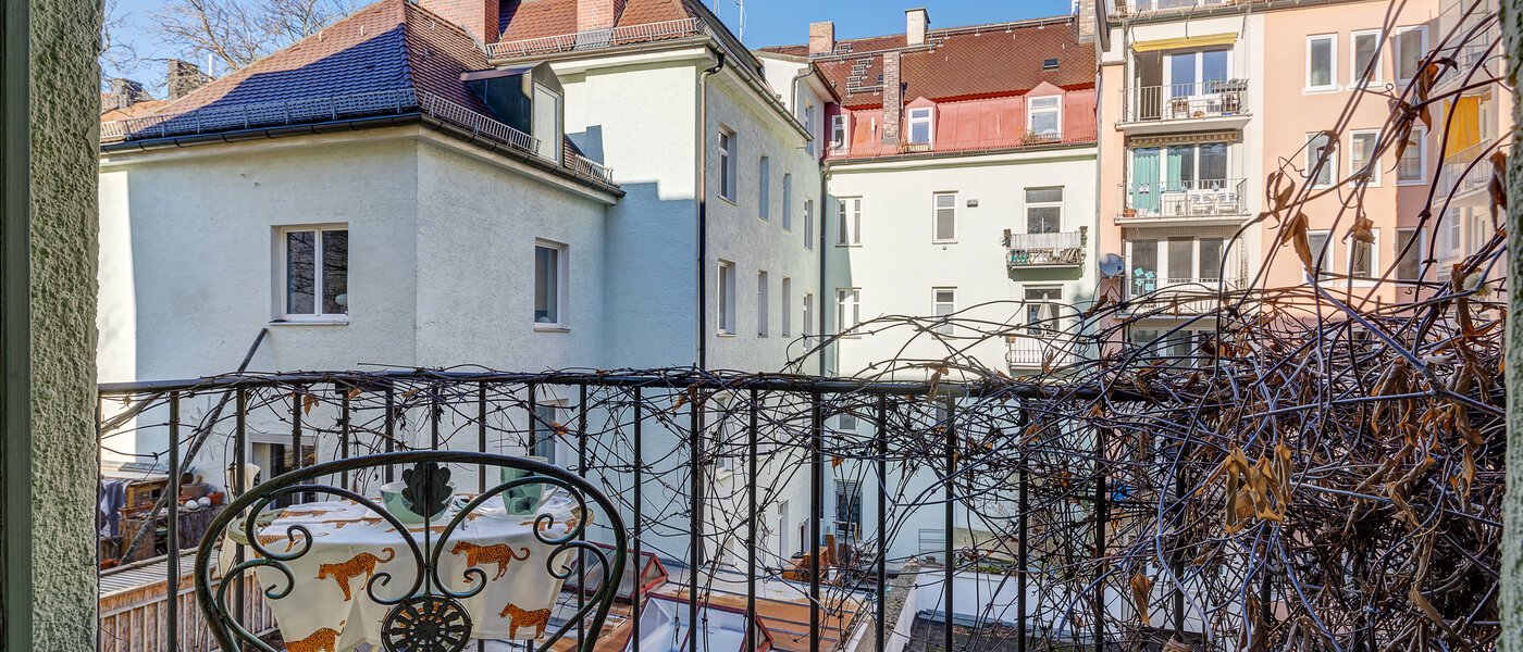 квартира München Schwabing-West 01 2-ой балкон 12876