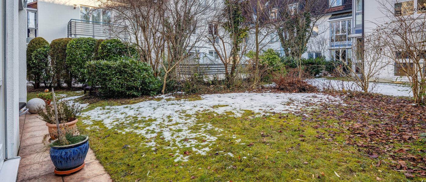 квартира с садом München Solln 02 сад 12884