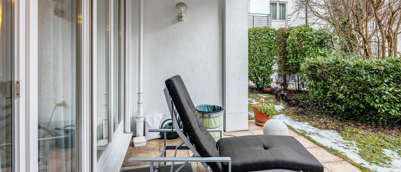 квартира с садом München Solln 02 терраса 12884