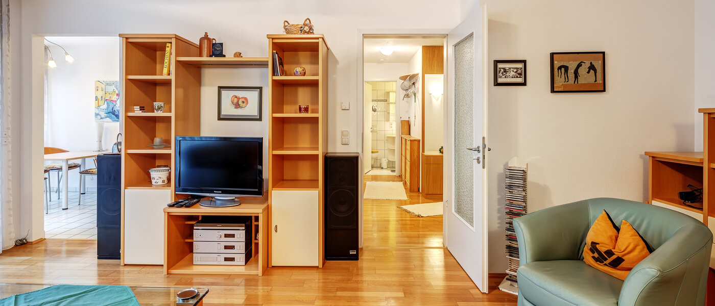 квартира с садом München Solln 02 гостиная 12884