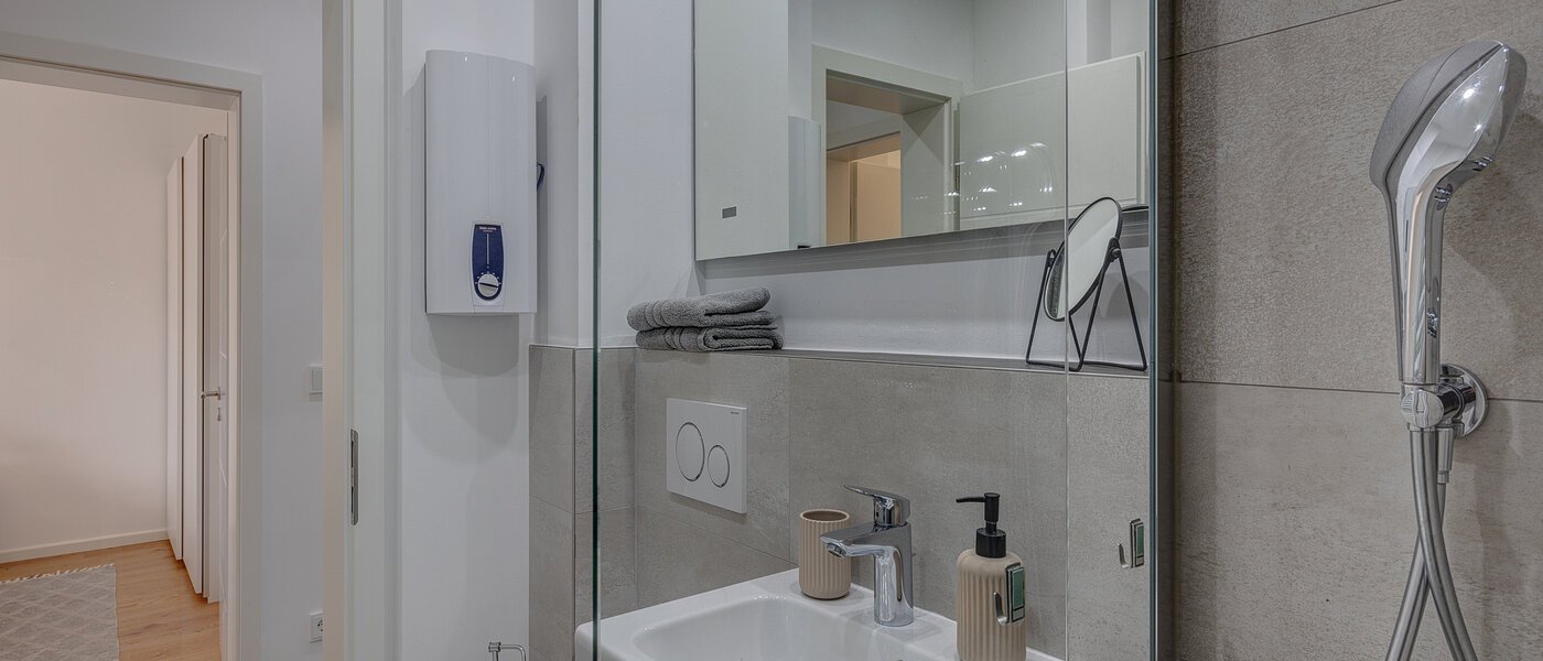 квартира München Parkstadt Bogenhausen 03 ванная комната 12895