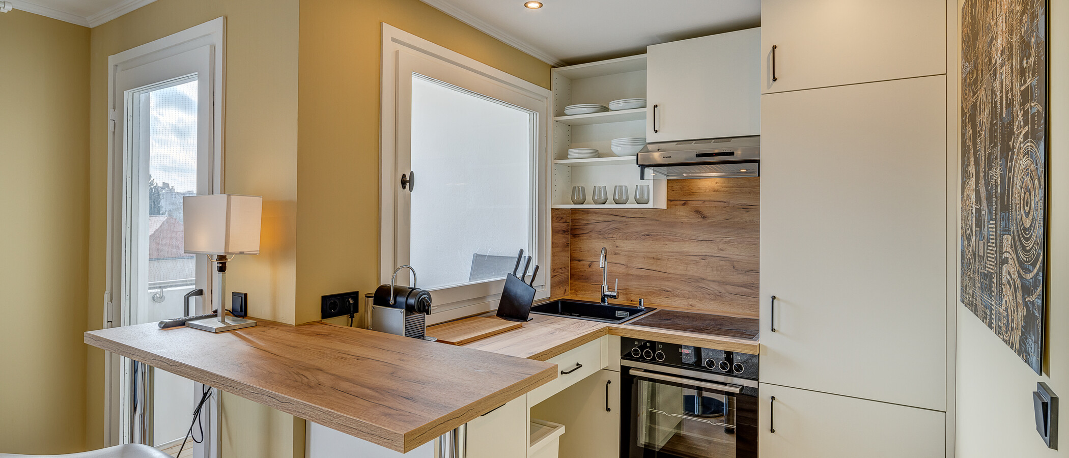 квартира München Sendling-Westpark 01 кухня 12899