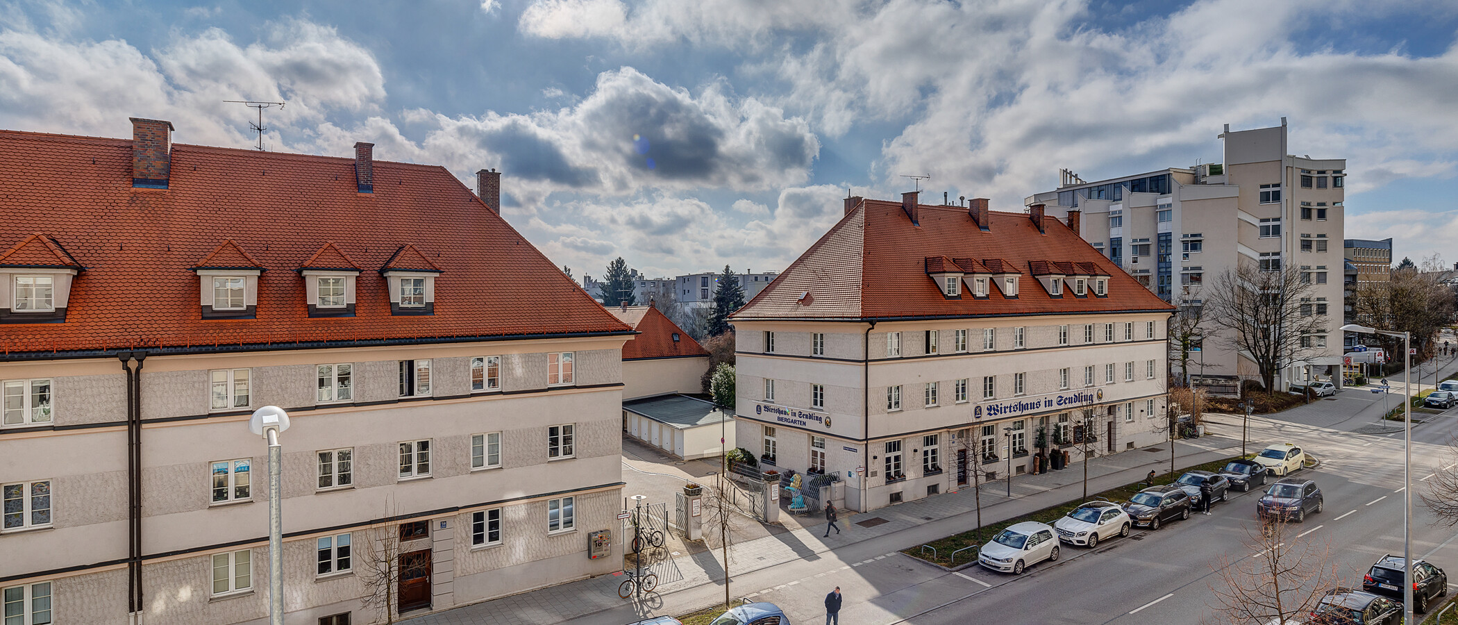 квартира München Sendling-Westpark 01 вид из окна 12899