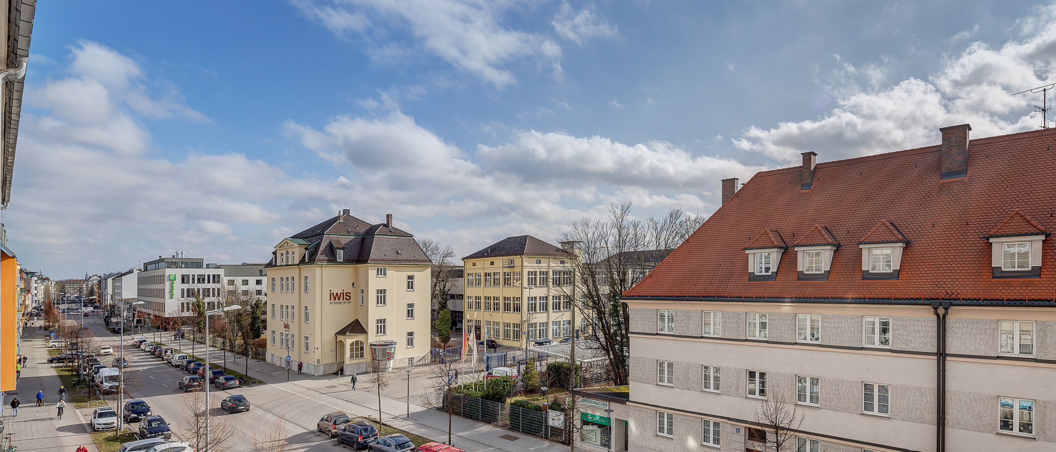 квартира München Sendling-Westpark 02 вид из окна 12899
