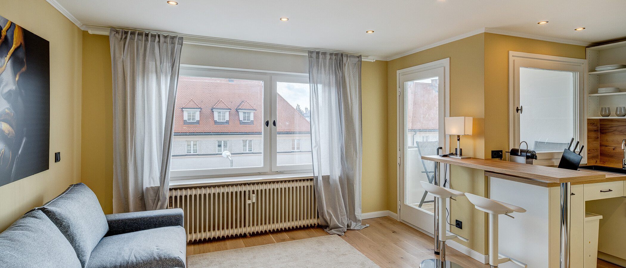 квартира München Sendling-Westpark 01 жилое пространство 12899
