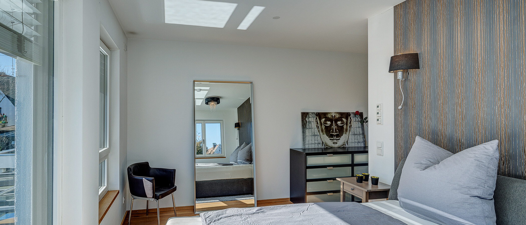 Половина двухквартирного жилого дома München Feldmoching 02 1-я спальная комната 12903