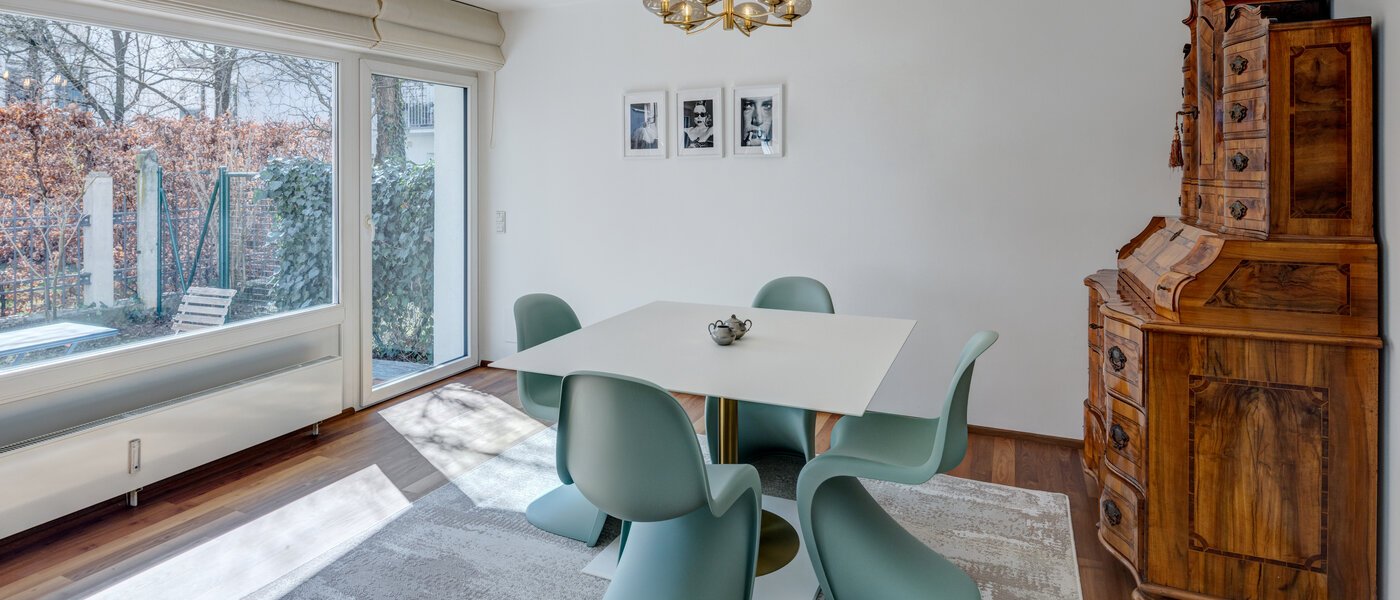 квартира München Altbogenhausen 02 обеденная зона 12943