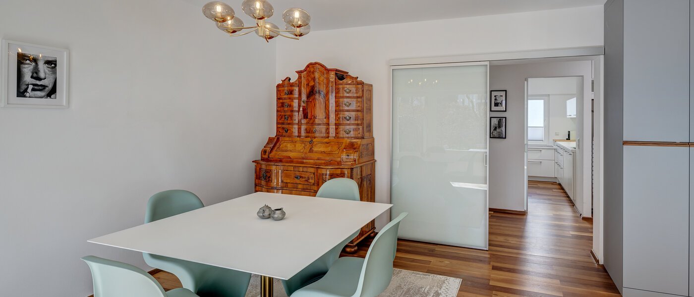 квартира München Altbogenhausen 03 обеденная зона 12943