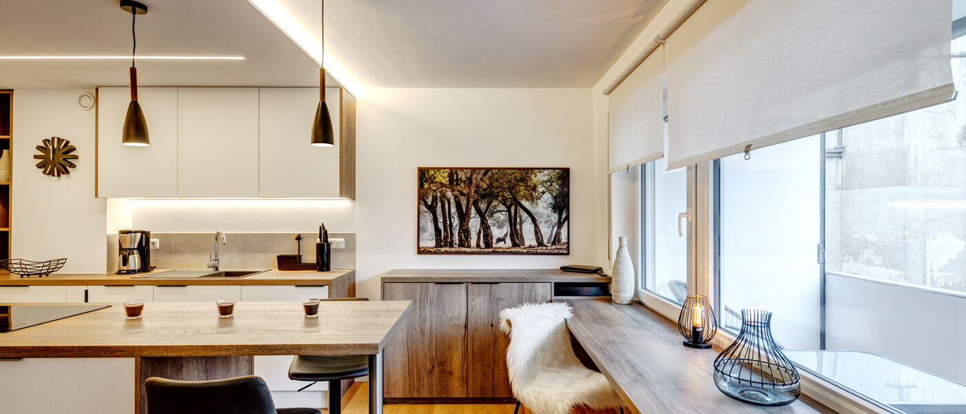 квартира München Isarvorstadt 01 кухня 12957