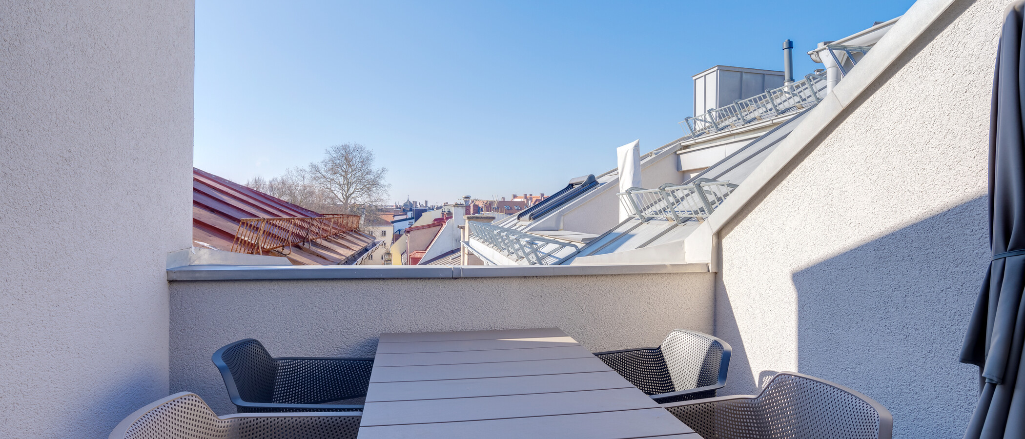 мансардная квартира München Glockenbachviertel 02 балкон 12963