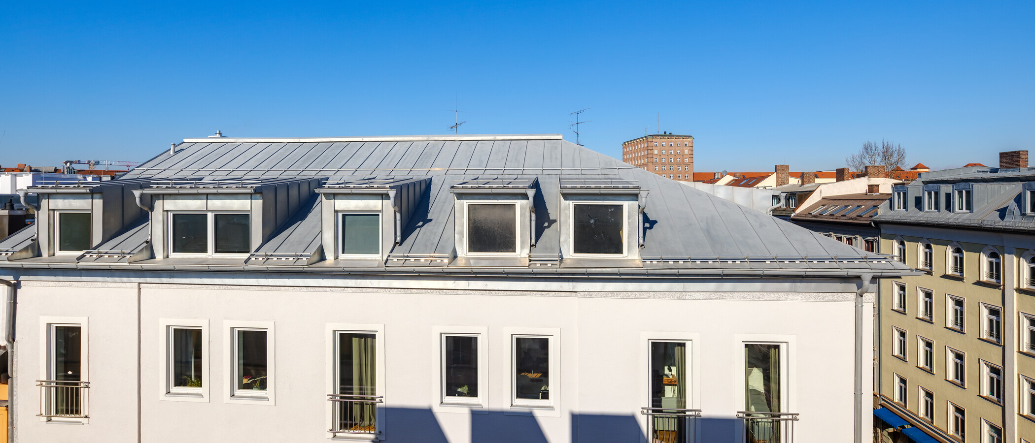 мансардная квартира München Glockenbachviertel 04 вид из окна 12963