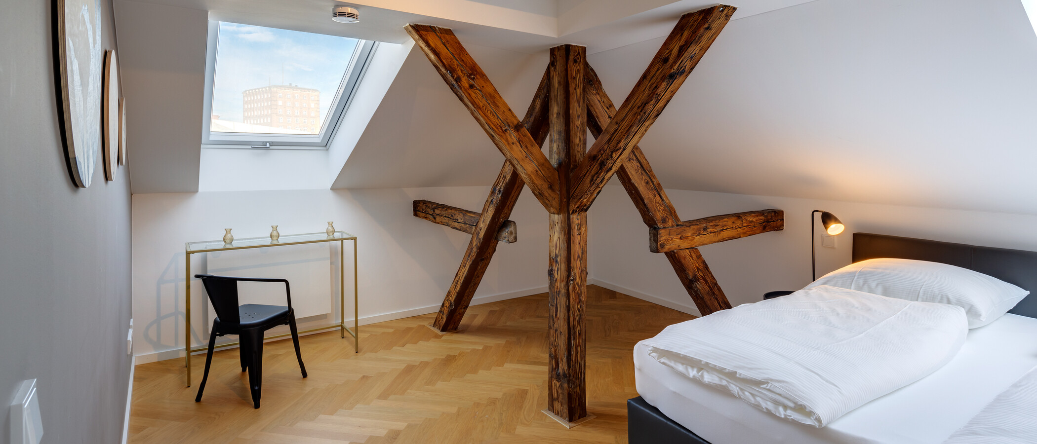 мансардная квартира München Glockenbachviertel 02 1-я спальная комната 12963