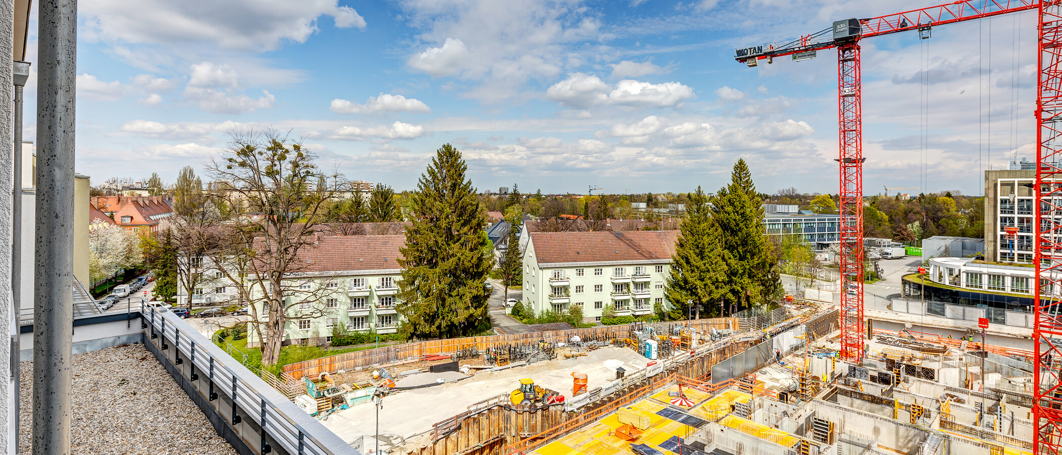 квартира München Bogenhausen 01 вид из окна 12978