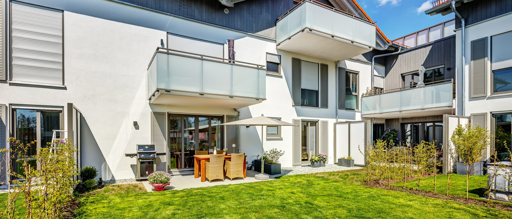 квартира с садом Andechs 01 сад 12988