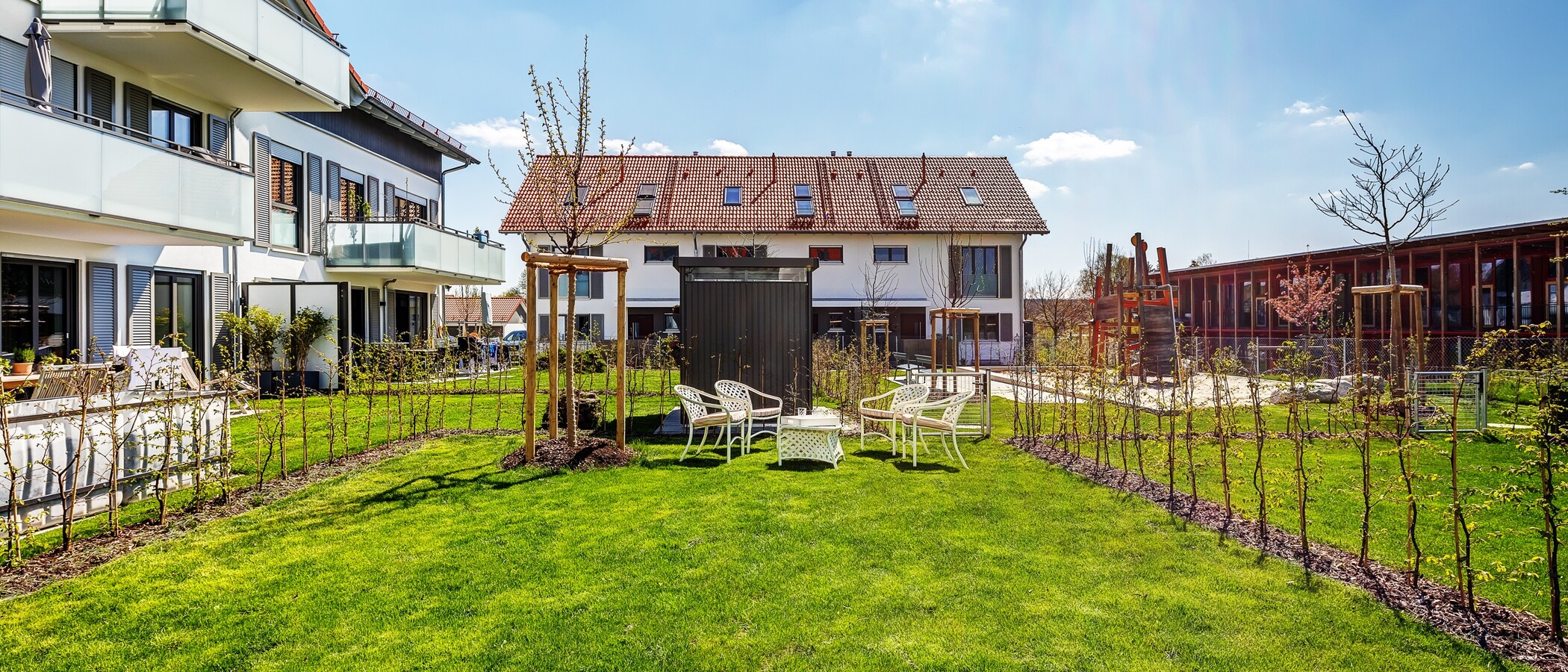 квартира с садом Andechs 02 сад 12988