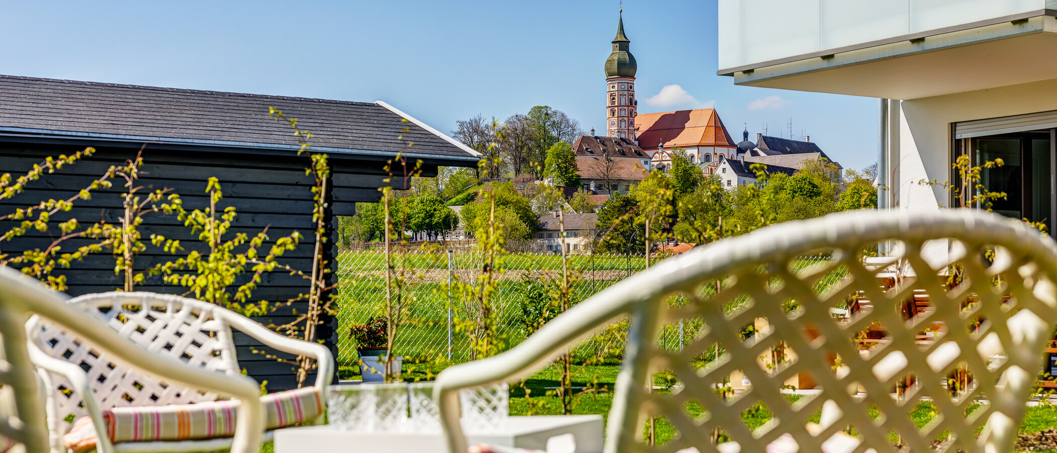 квартира с садом Andechs 03 сад 12988