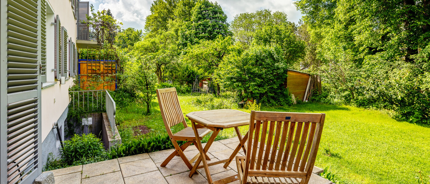 квартира с садом Germering 02 терраса 13004