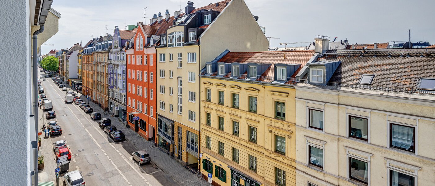 квартира München Maxvorstadt - Westen 03 вид из окна 13006