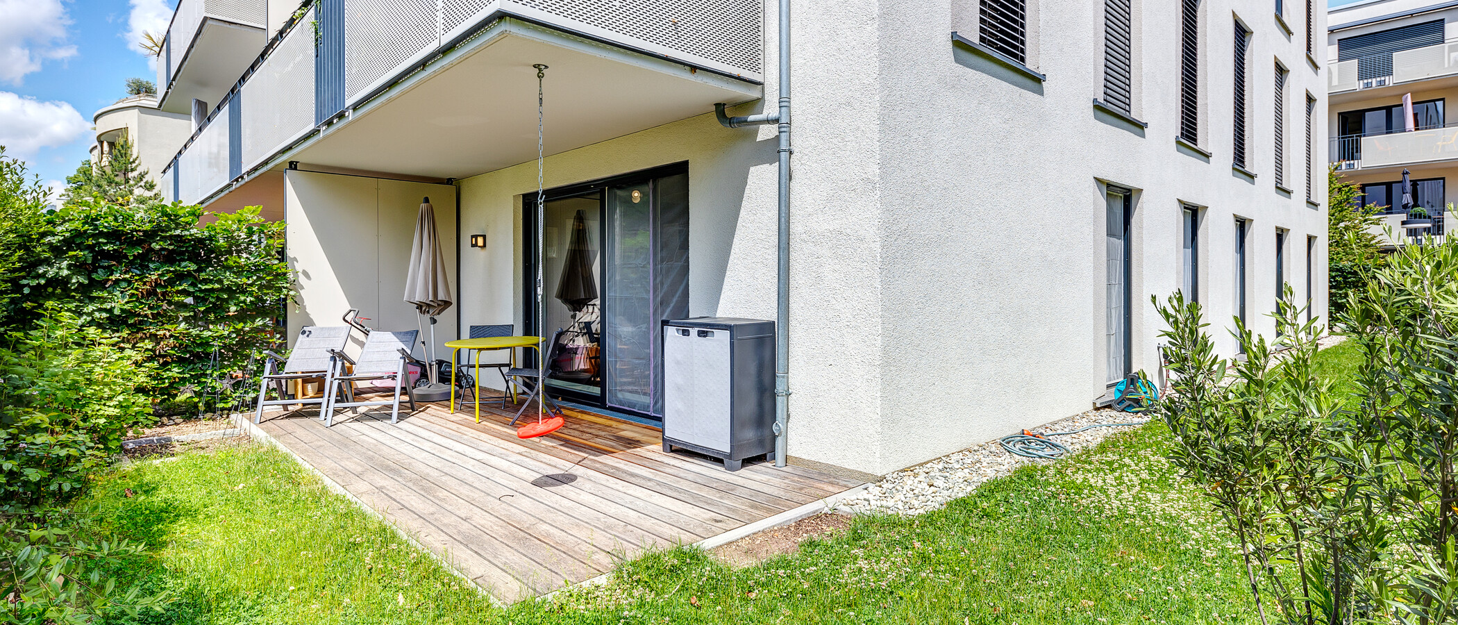 квартира München Schwabing - Domagkpark 01 сад 13008