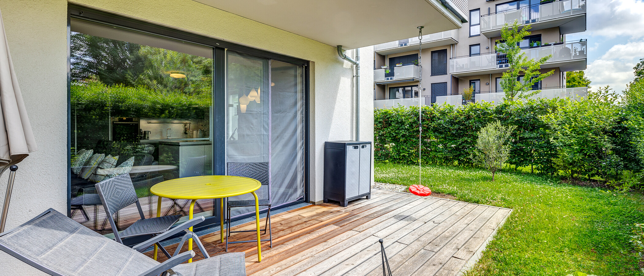 квартира München Schwabing - Domagkpark 01 терраса 13008