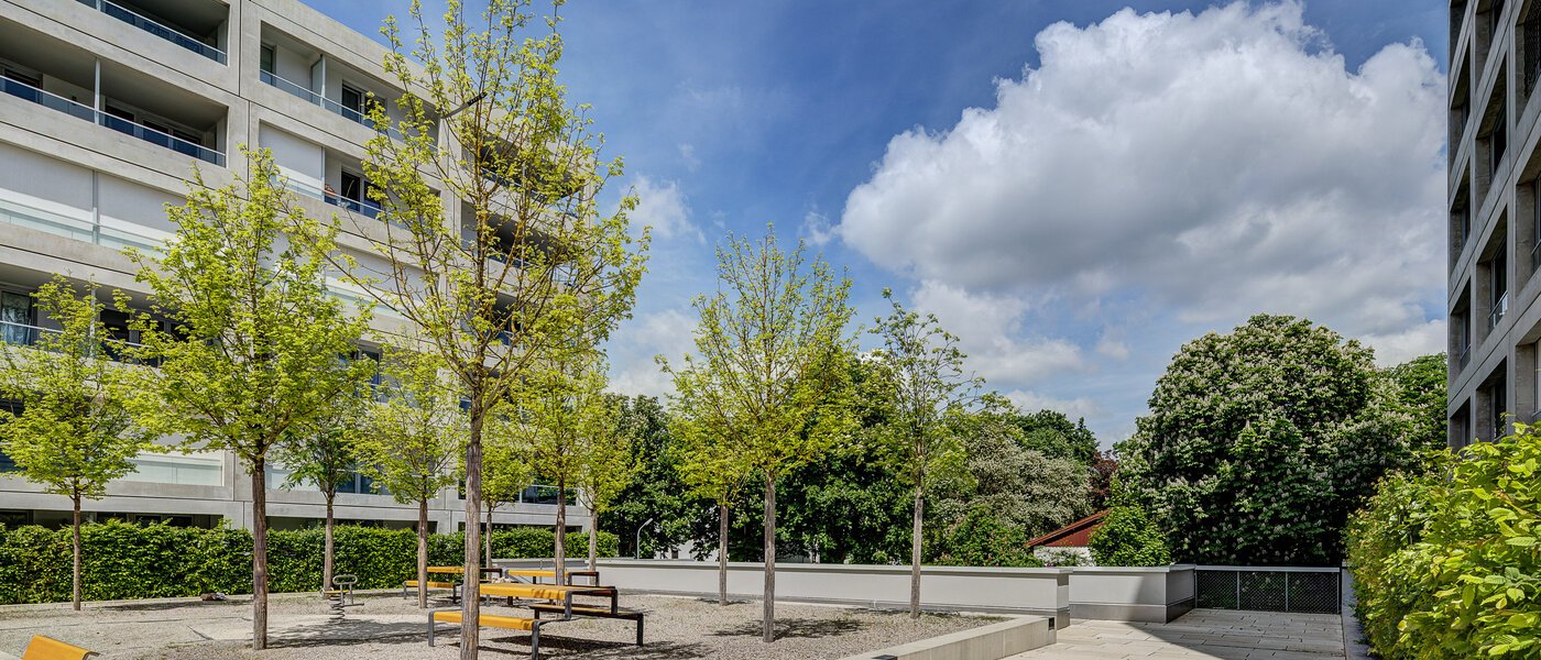 квартира München Allach 02 внутренний двор  13010