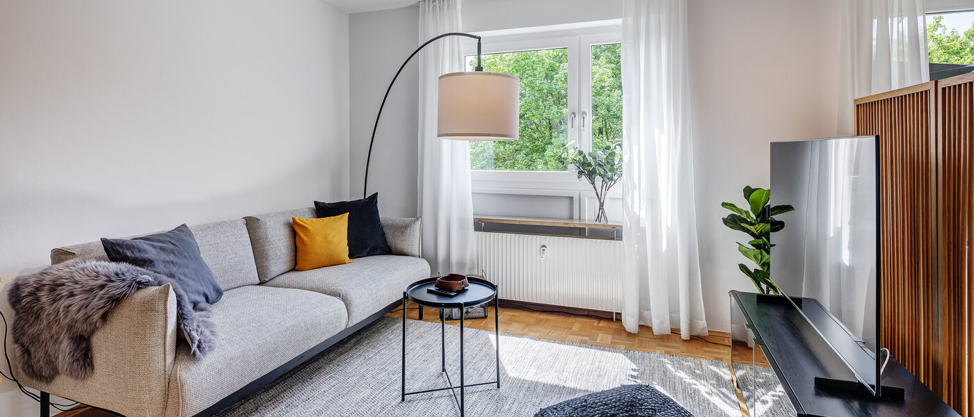 квартира München Parkstadt Schwabing 02 жилое пространство 13011