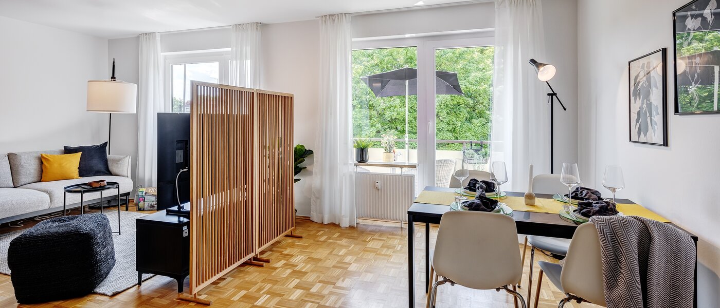 квартира München Parkstadt Schwabing 04 жилое пространство 13011