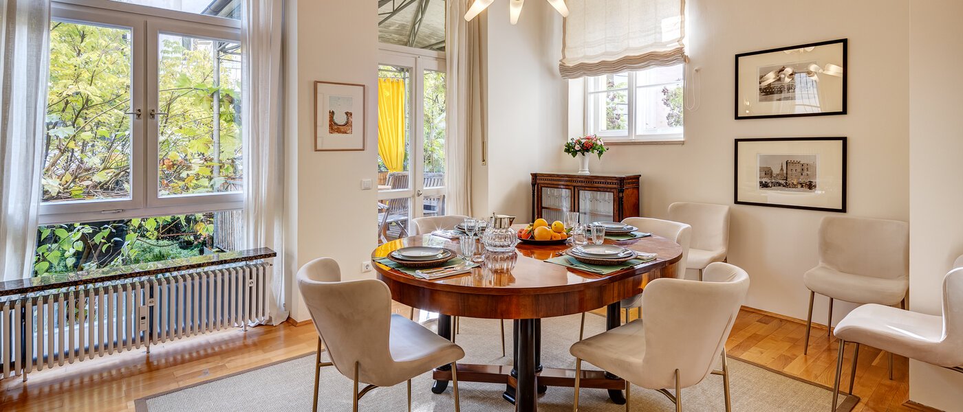 квартира München Herzogpark 02 обеденный зал 13017