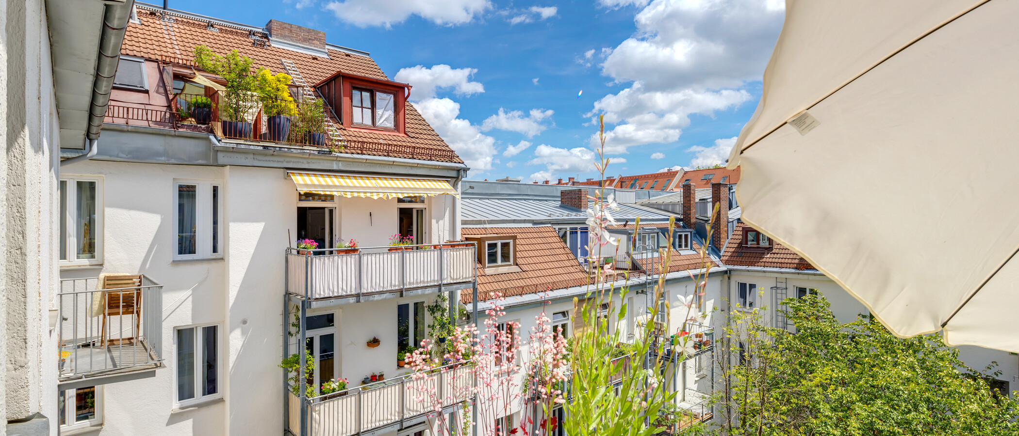 квартира München Dreimühlenviertel 01 вид из окна 13019