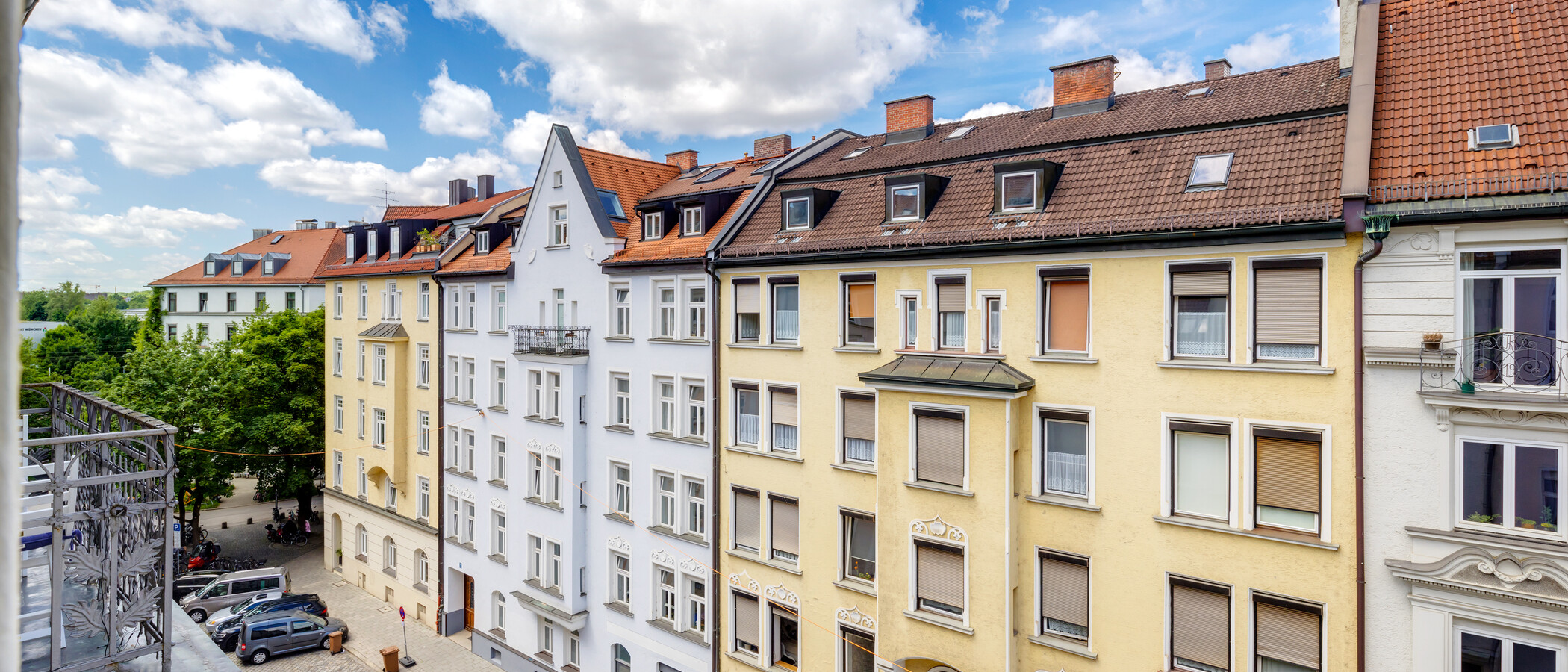 квартира München Dreimühlenviertel 04 вид из окна 13019