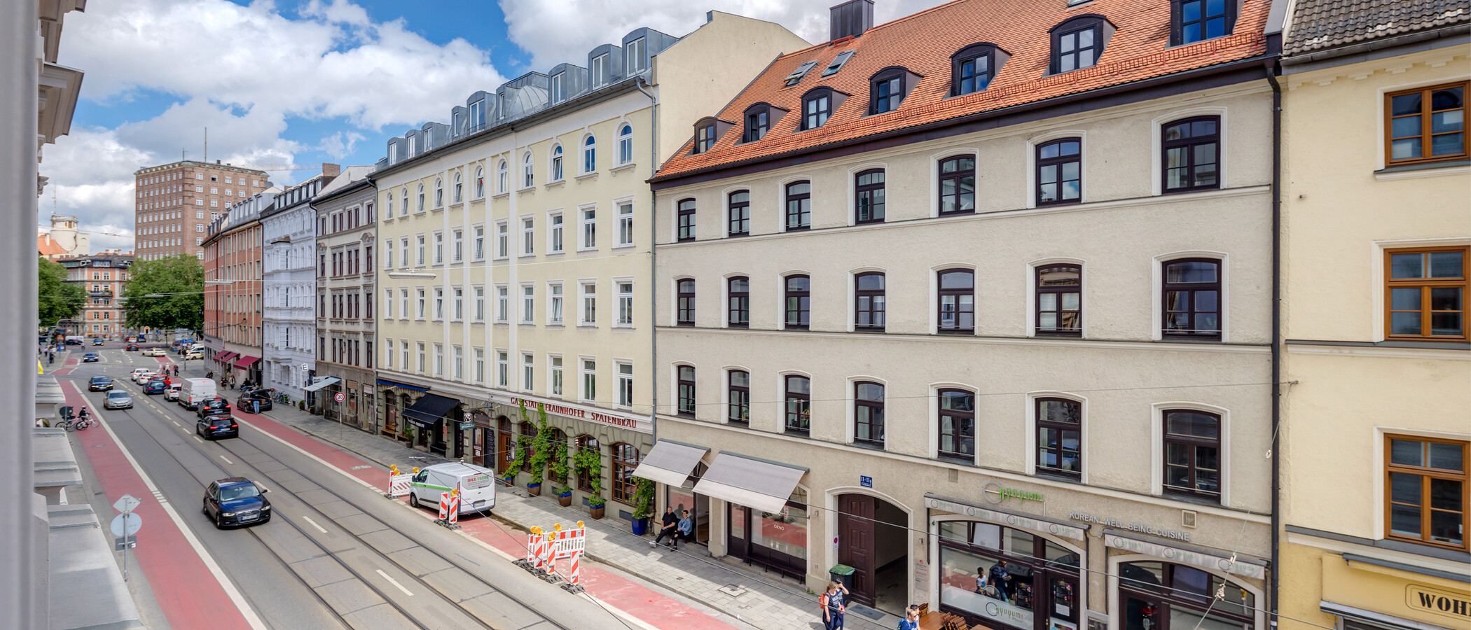 квартира München Isarvorstadt 01 вид из окна 13026