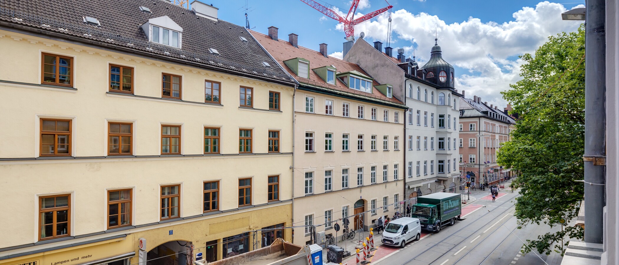 квартира München Isarvorstadt 02 вид из окна 13026